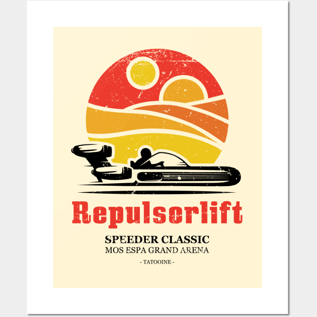 Speeder Classic Wall Art by Stationjack